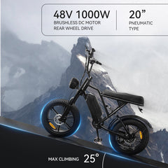 G60 Adults Electric Bike for Mountains