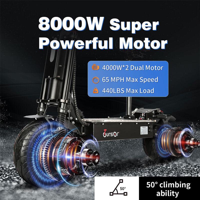 High-Speed Foldable Toursor Adult Electric Scooter - Electric Scooter 