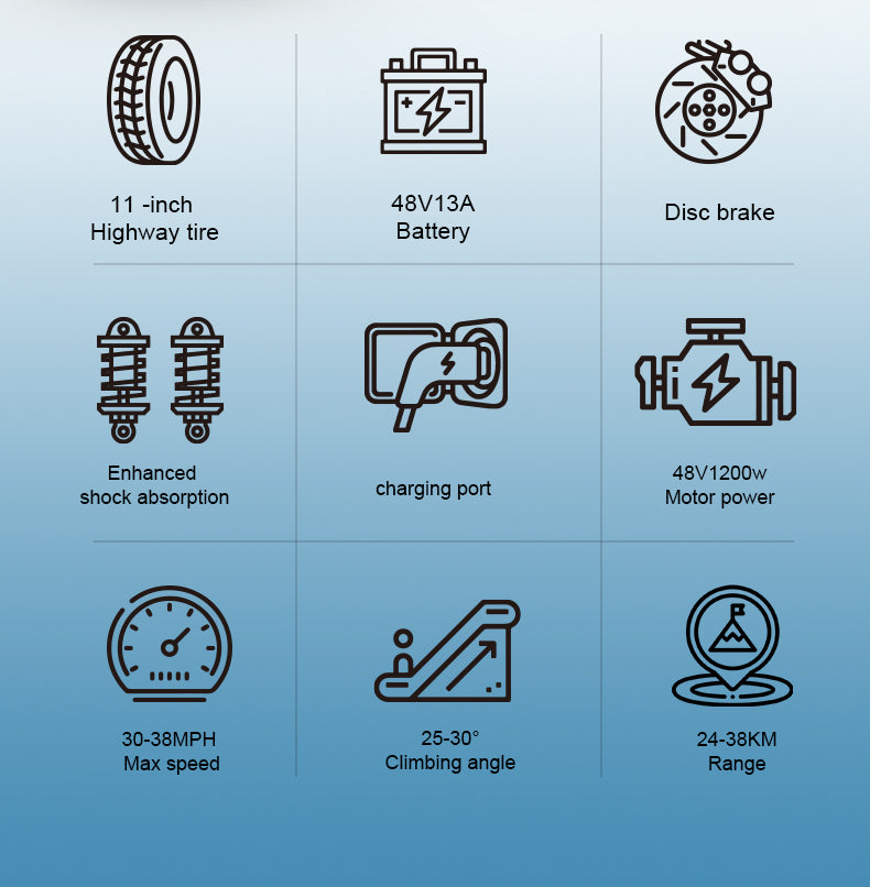 Arwibon GT06 Leistungsstarker, faltbarer Elektroroller für Erwachsene
