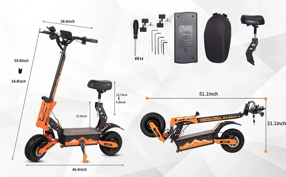 Arwibon GT08: el mejor patinete eléctrico para adultos 