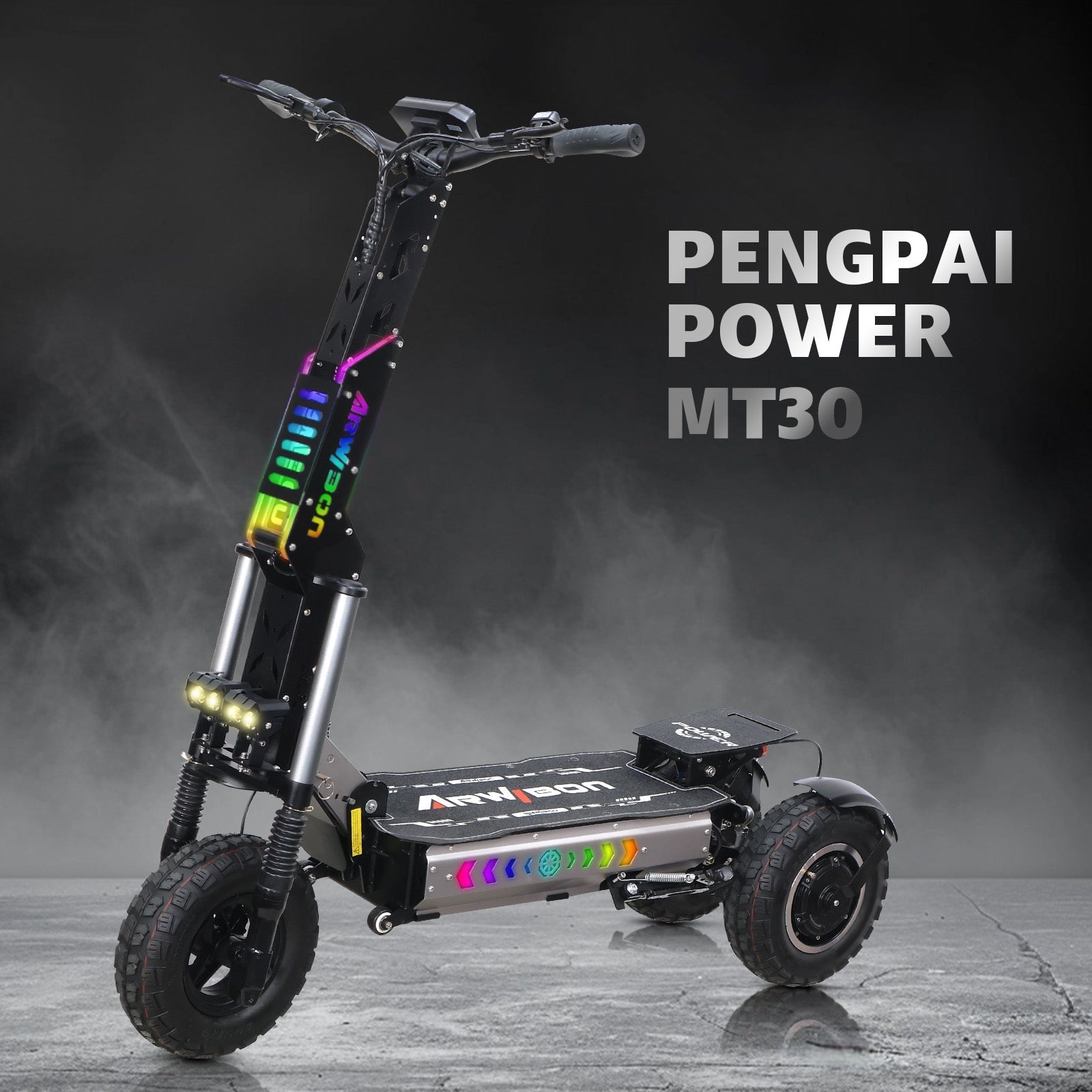 Arwibon MT30 Heavy Duty Foldable Electric Scooter for Adults